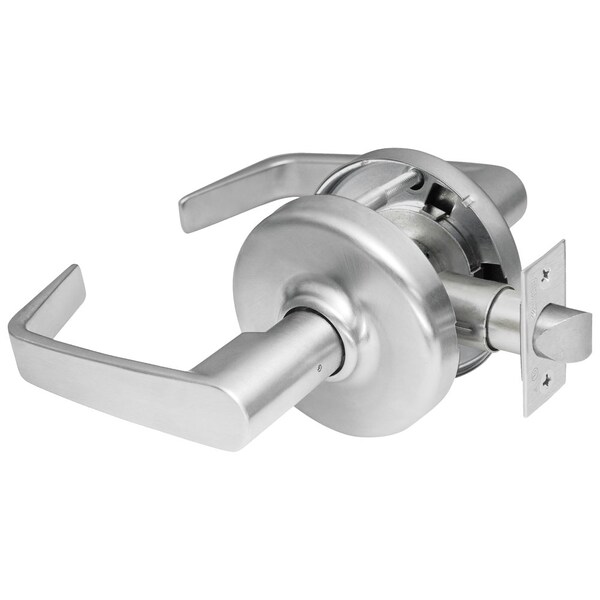 Corbin Russwin Grade 2 Passage Lever x Blank Plate Cylindrical Lock, Newport Lever, Satin Chrome Finish, Non-handed CL3880 NZD 626 - main
